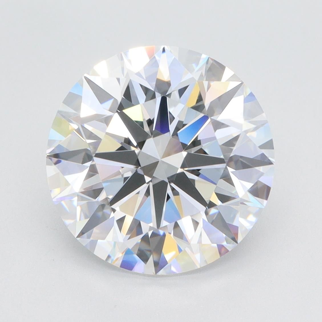 4.27ct Round D IF Lab-Grown Diamond