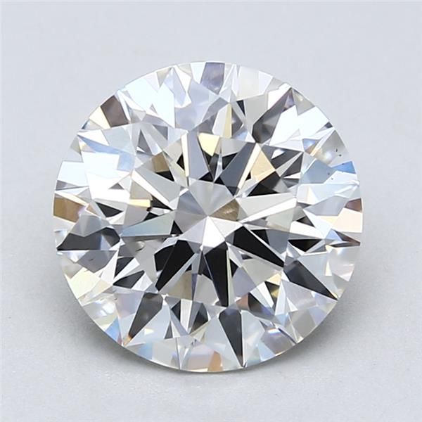 3.16ct Round F VS2 Lab-Grown Diamond