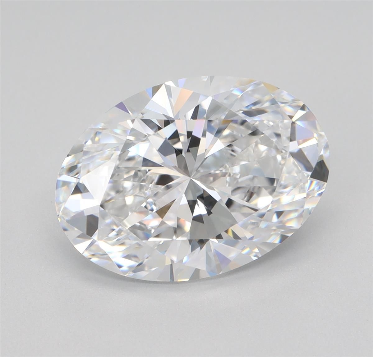3.08ct Oval D VVS2 Lab-Grown Diamond