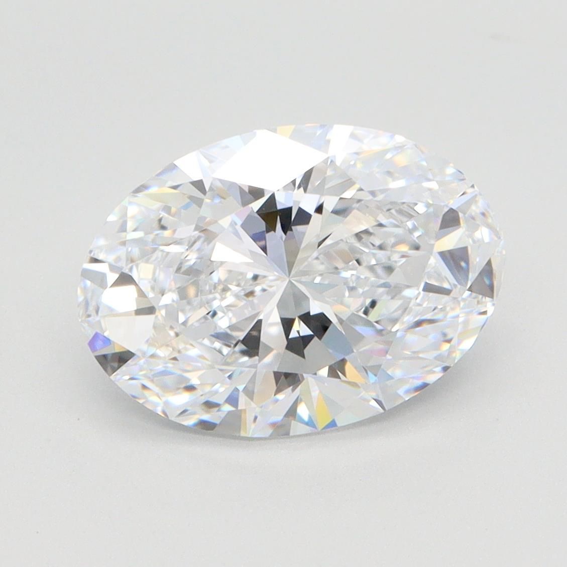 3.12ct Oval D VVS2 Lab-Grown Diamond