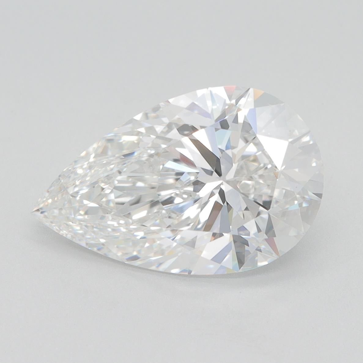 3.06ct Pear F VVS2 Lab-Grown Diamond