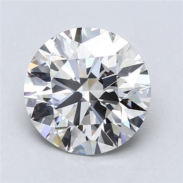 3.23ct Round F VS2 Lab-Grown Diamond