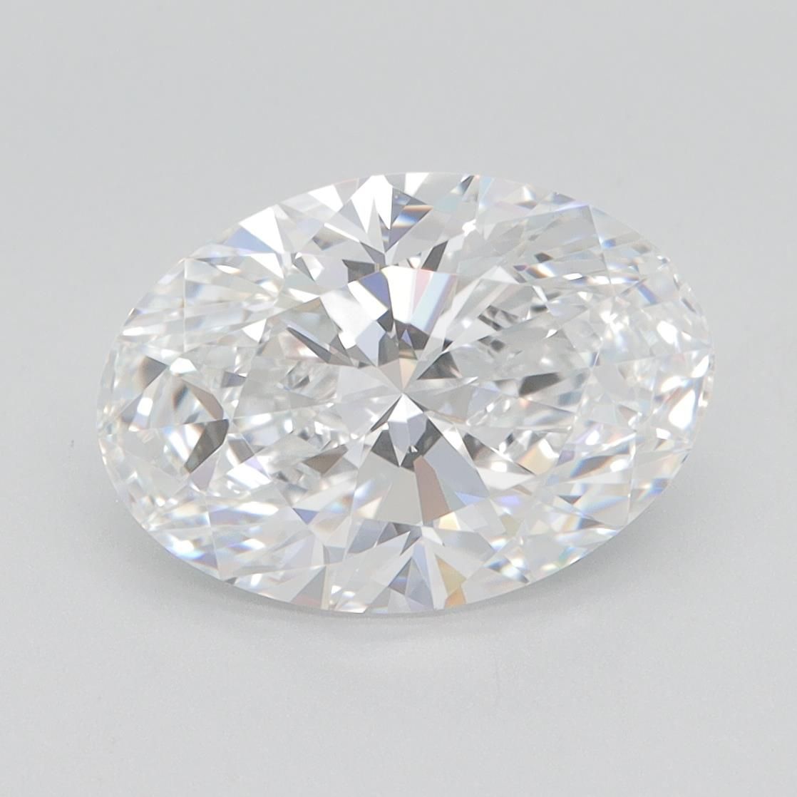 3.03ct Oval D VVS2 Lab-Grown Diamond
