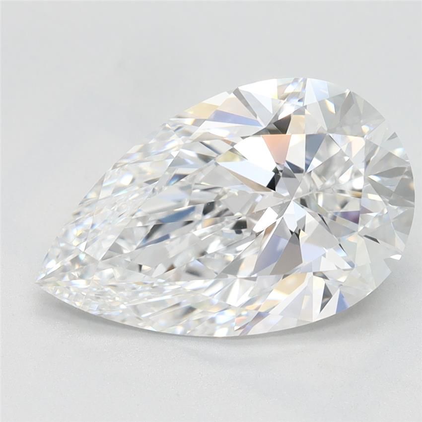 3.08ct Pear D VVS1 Lab-Grown Diamond