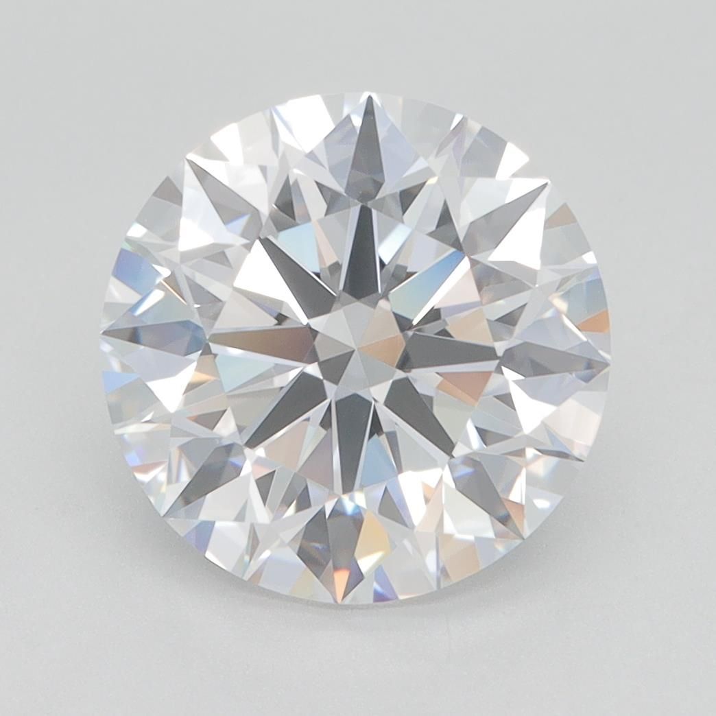 3.65ct Round D VVS1 Lab-Grown Diamond