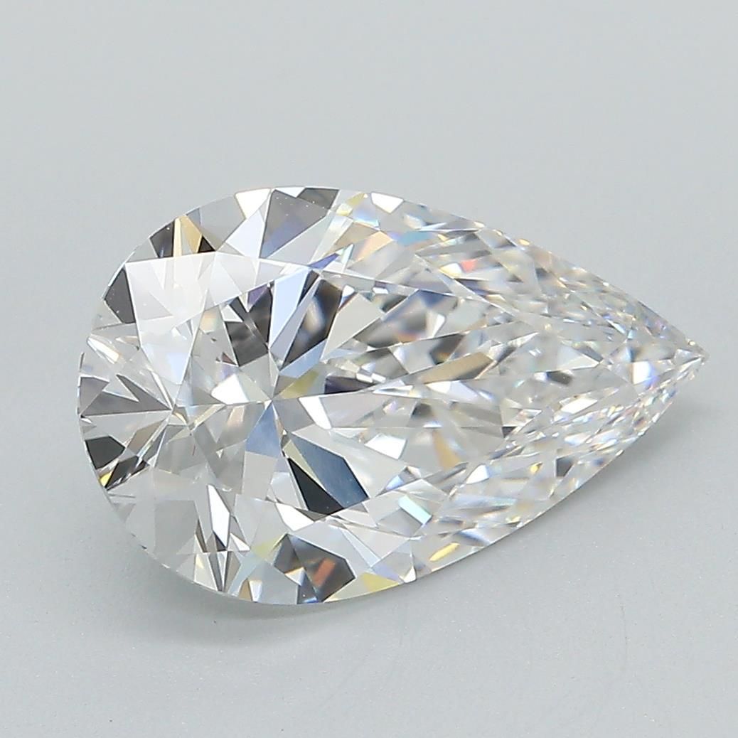 3.08ct Pear E VVS1 Lab-Grown Diamond