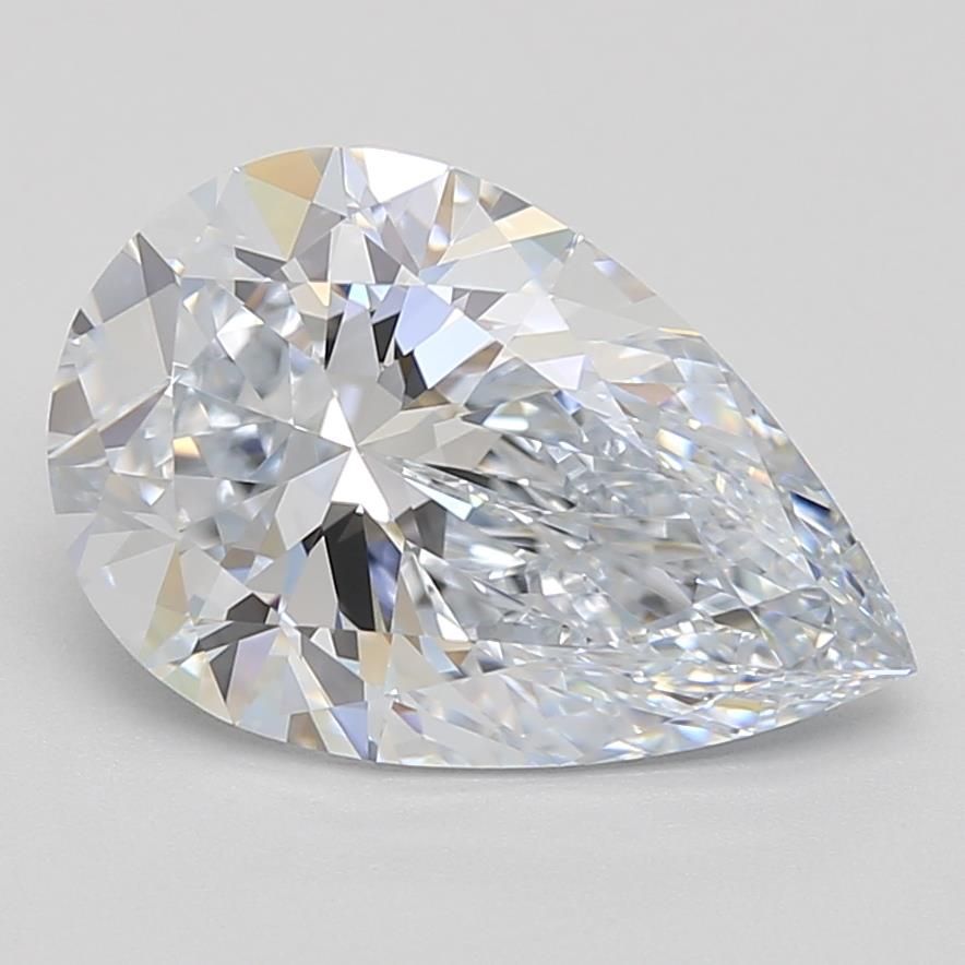 3.1ct Pear F VVS2 Lab-Grown Diamond