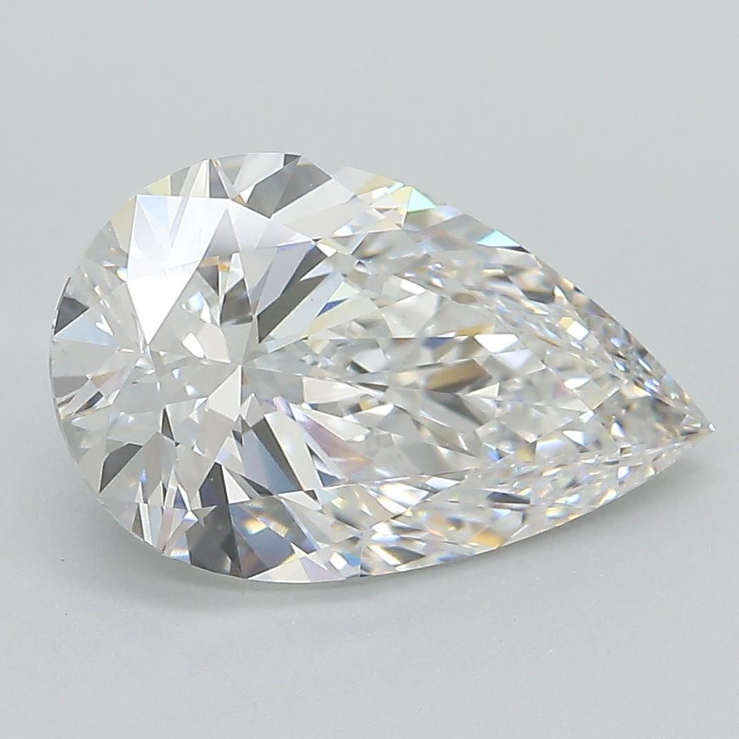 3.34ct Pear E VVS2 Lab-Grown Diamond