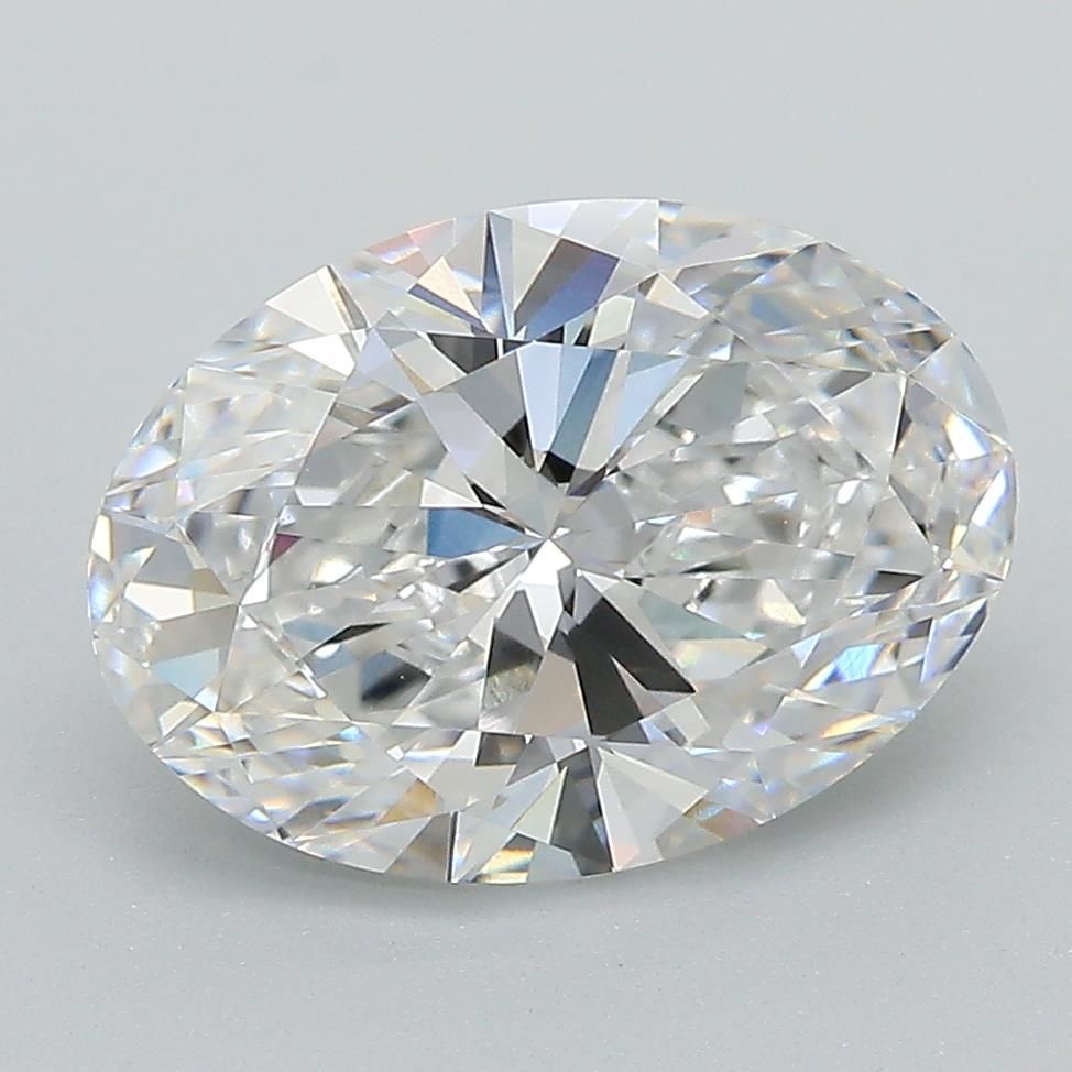 3.31ct Oval D VVS2 Lab-Grown Diamond