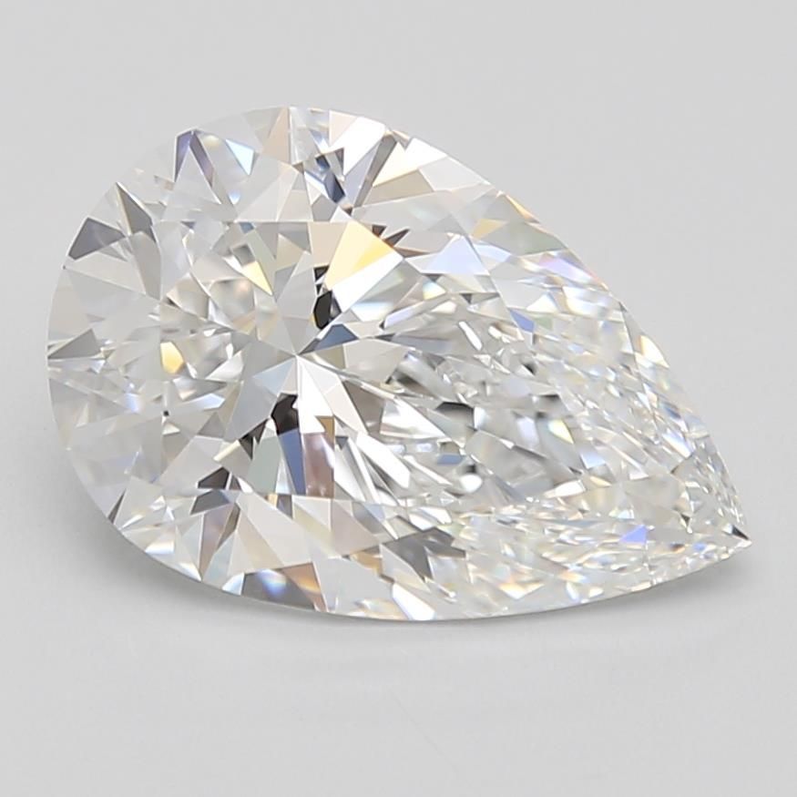 3.07ct Pear D IF Lab-Grown Diamond