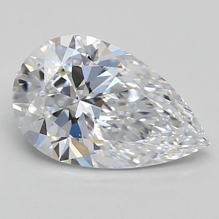 1.08ct Pear D IF Lab-Grown Diamond
