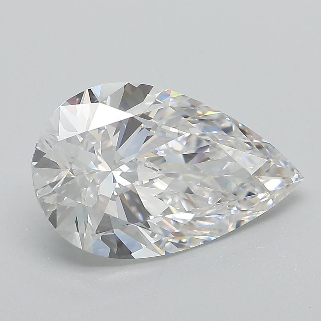 3.38ct Pear E VVS1 Lab-Grown Diamond