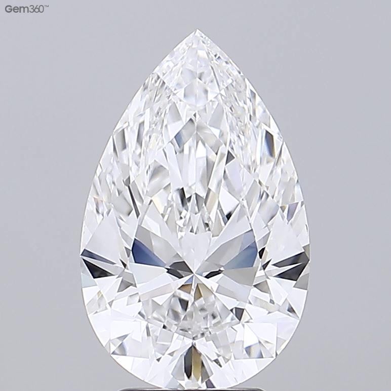 4.32ct Pear E VVS2 Lab-Grown Diamond