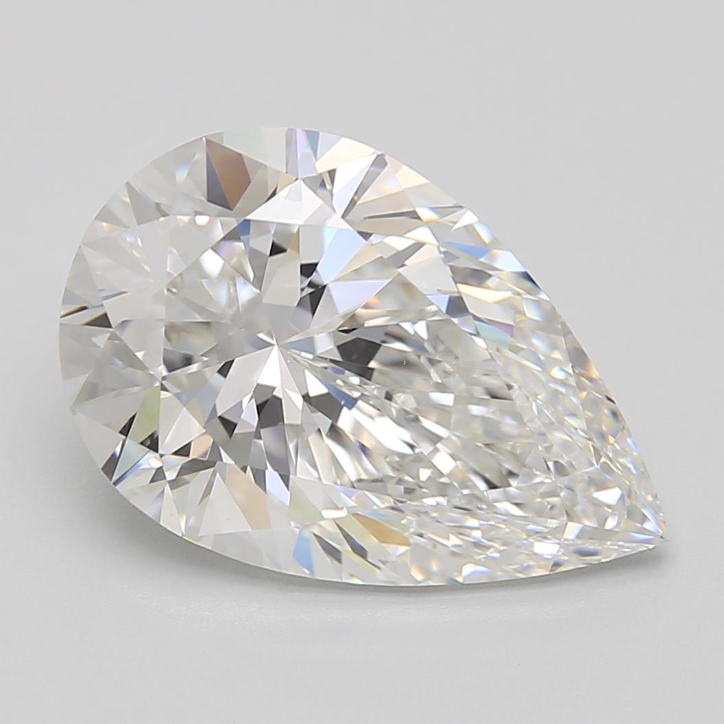 4.97ct Pear F IF Lab-Grown Diamond