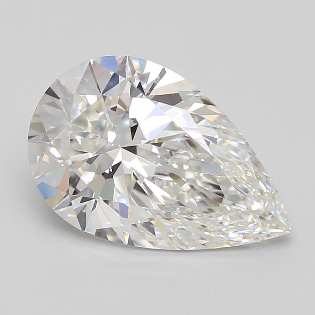 3.79ct Pear E IF Lab-Grown Diamond