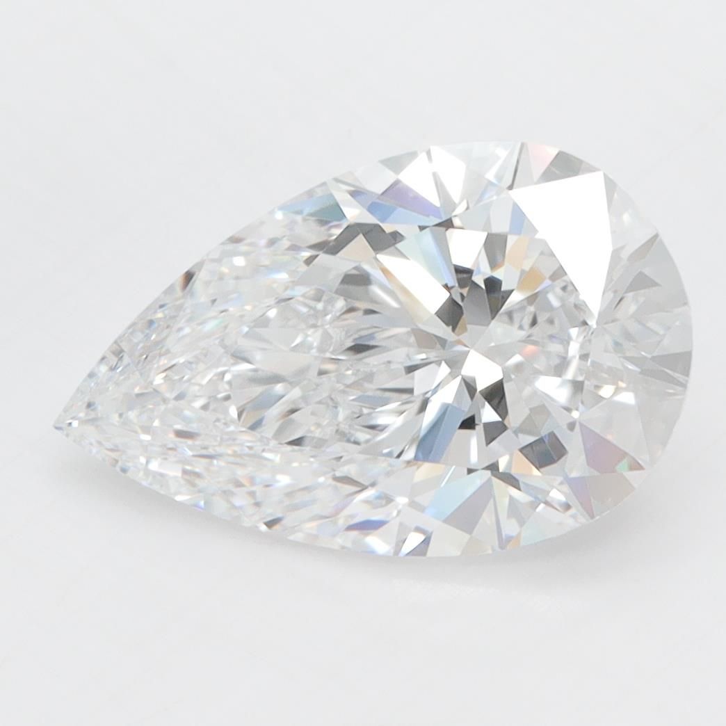 3.08ct Pear D VVS1 Lab-Grown Diamond