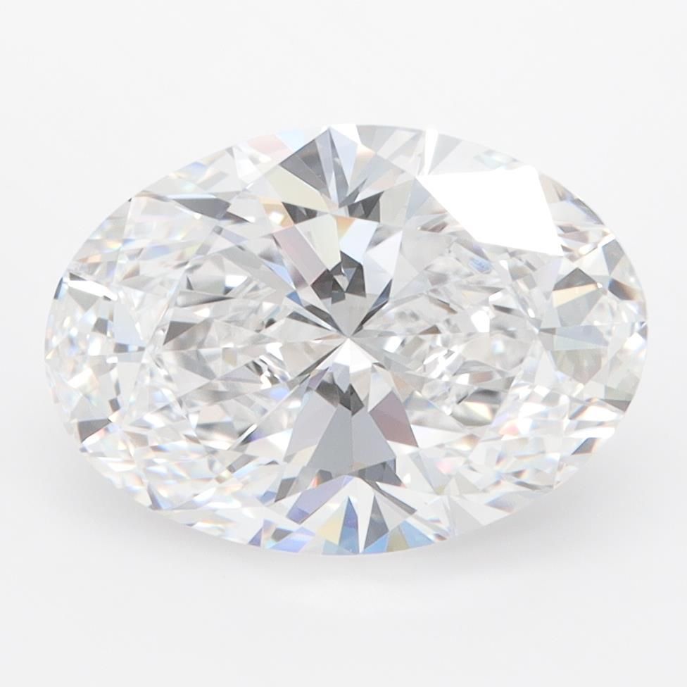 3.3ct Oval D VVS1 Lab-Grown Diamond
