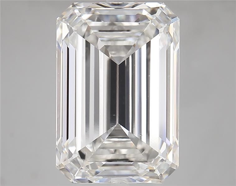 10.50 Carat EMERALD Shape H Colour VS2 Clarity  Cut - White Lab Diamond - 55828