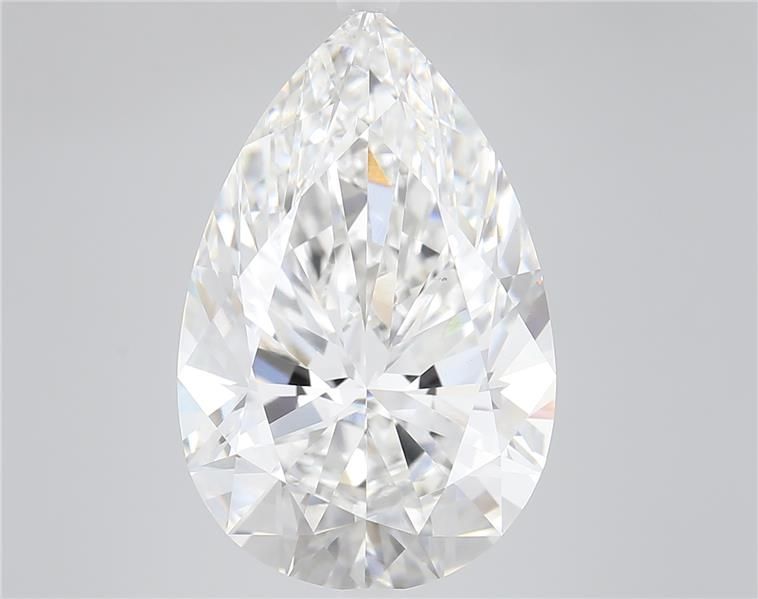 10.66 Carat PEAR Shape G Colour VS1 Clarity  Cut - White Lab Diamond - 81559