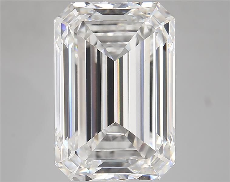 10.61 Carat EMERALD Shape F Colour VS1 Clarity  Cut - White Lab Diamond - 70613
