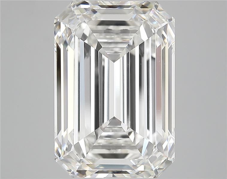 10.66 Carat EMERALD Shape H Colour VS1 Clarity  Cut - White Lab Diamond - 70679