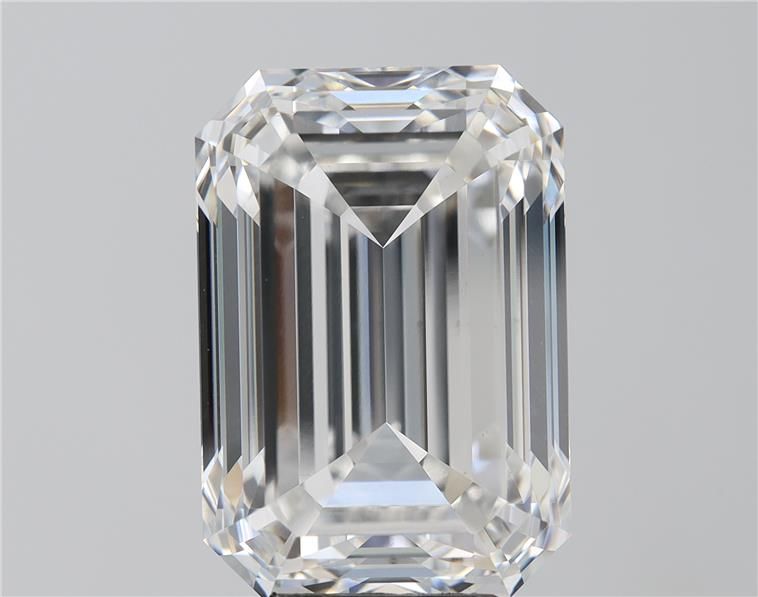 10.02 Carat EMERALD Shape G Colour VS1 Clarity  Cut - White Lab Diamond - 9663