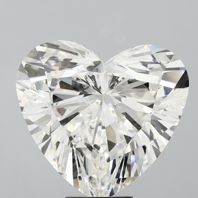 10.08 Carat HEART Shape G Colour VVS2 Clarity  Cut - White Lab Diamond - 56476