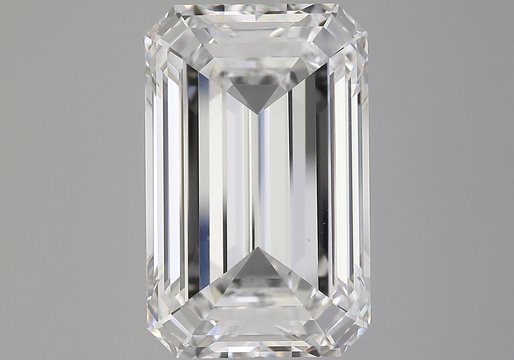10.07 Carat EMERALD Shape F Colour VS1 Clarity  Cut - White Lab Diamond - 524096