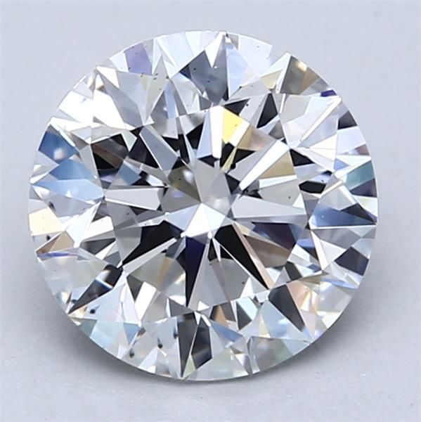 2.45ct Round D SI1 Lab-Grown Diamond