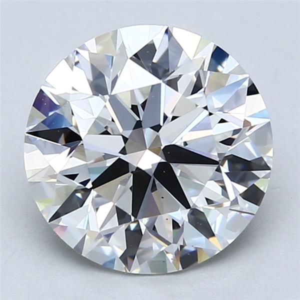 3.17ct Round F VS1 Lab-Grown Diamond