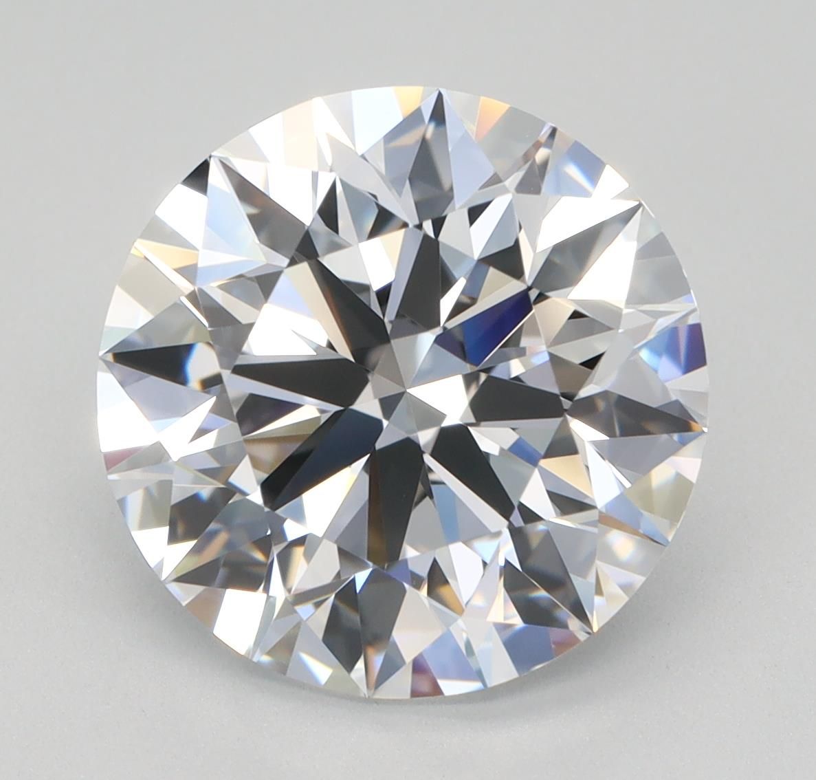 3.44ct Round D VVS1 Lab-Grown Diamond