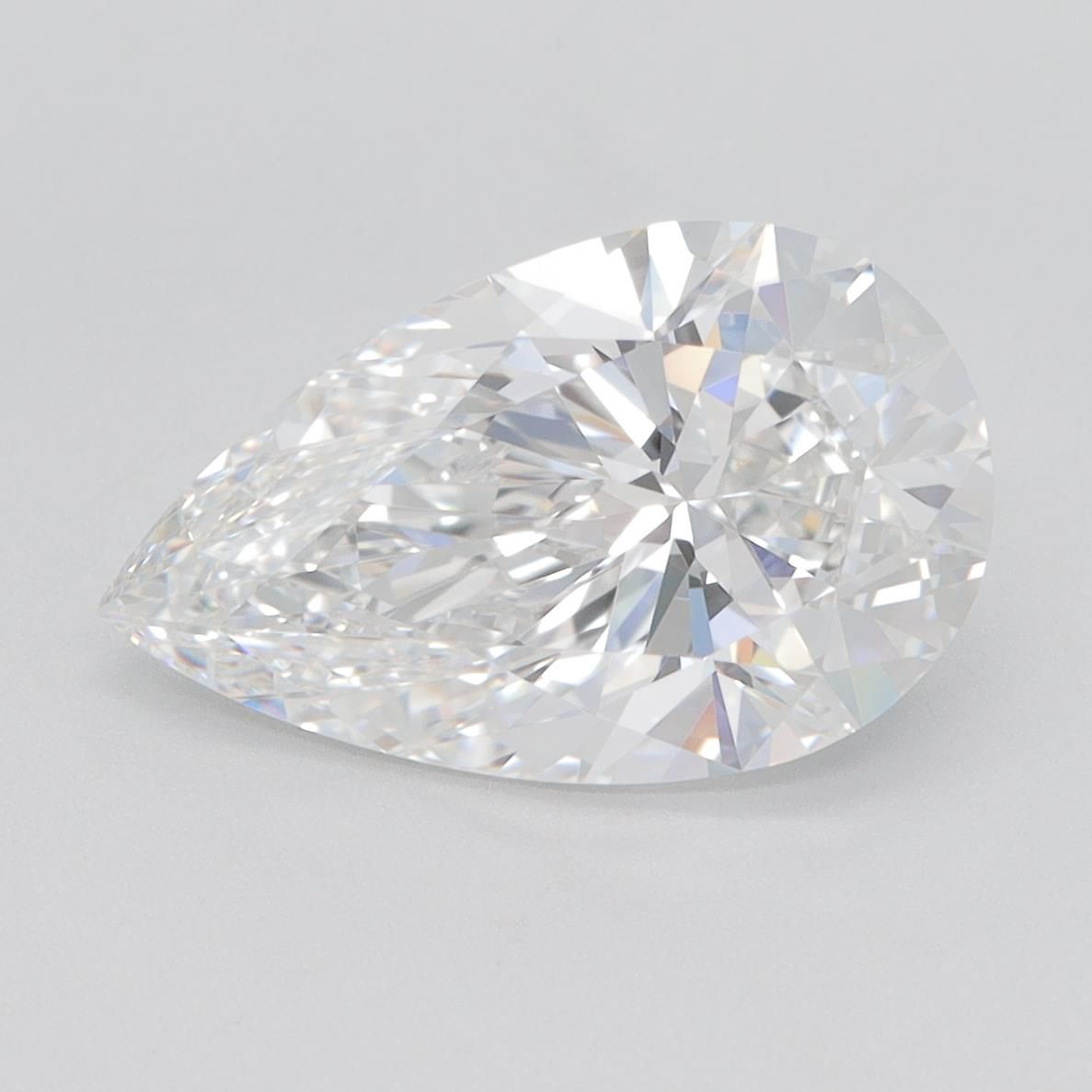 3.23ct Pear E IF Lab-Grown Diamond