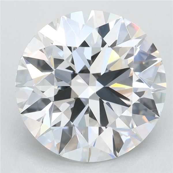 2.96ct Round D VVS1 Lab-Grown Diamond