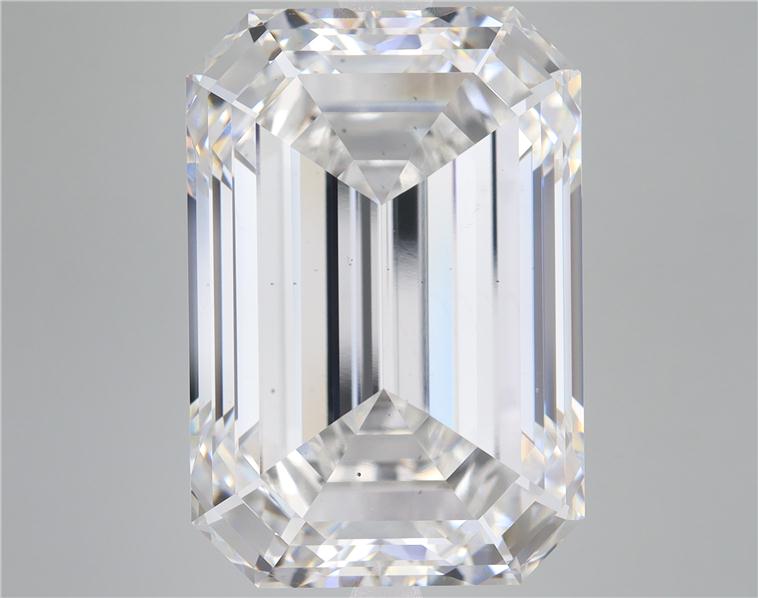 16.09 Carat EMERALD Shape F Colour VS2 Clarity  Cut - White Lab Diamond - 2020799