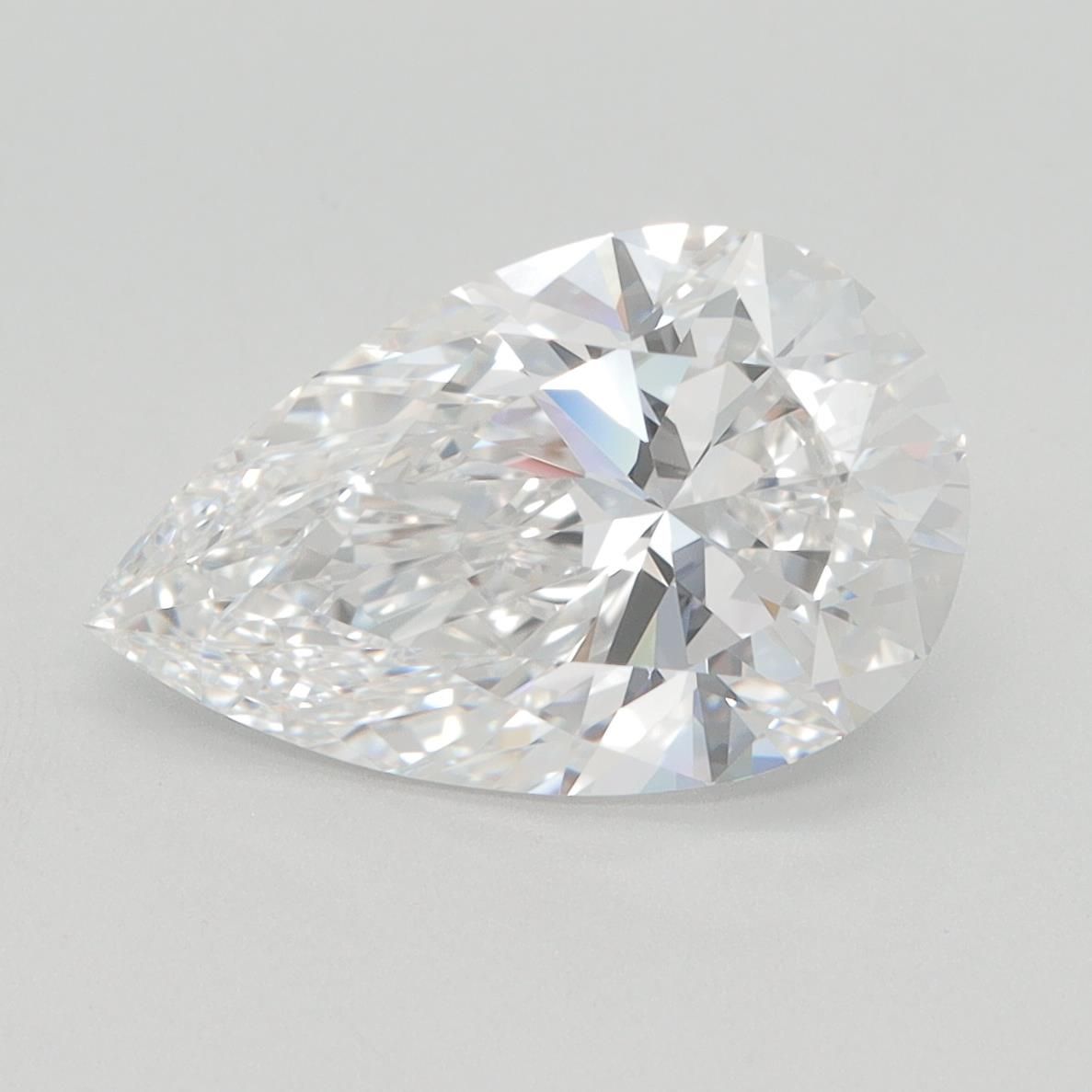3.02ct Pear E IF Lab-Grown Diamond