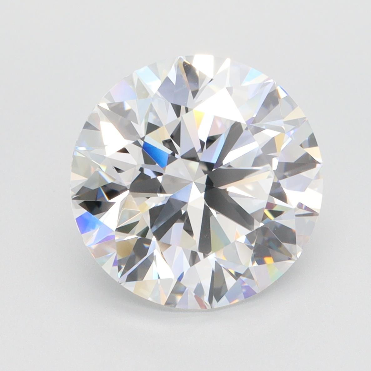 5.1ct Round D VVS1 Lab-Grown Diamond