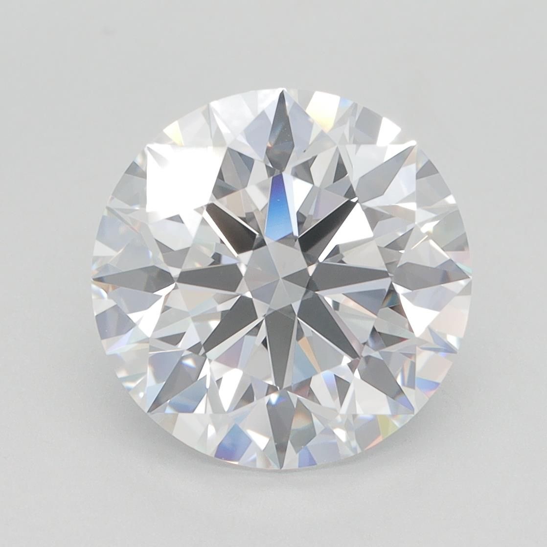 4.09ct Round D VVS2 Lab-Grown Diamond