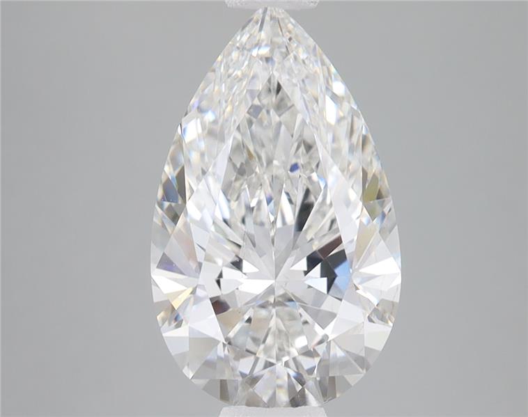 3.09ct Pear F VS2 Lab-Grown Diamond