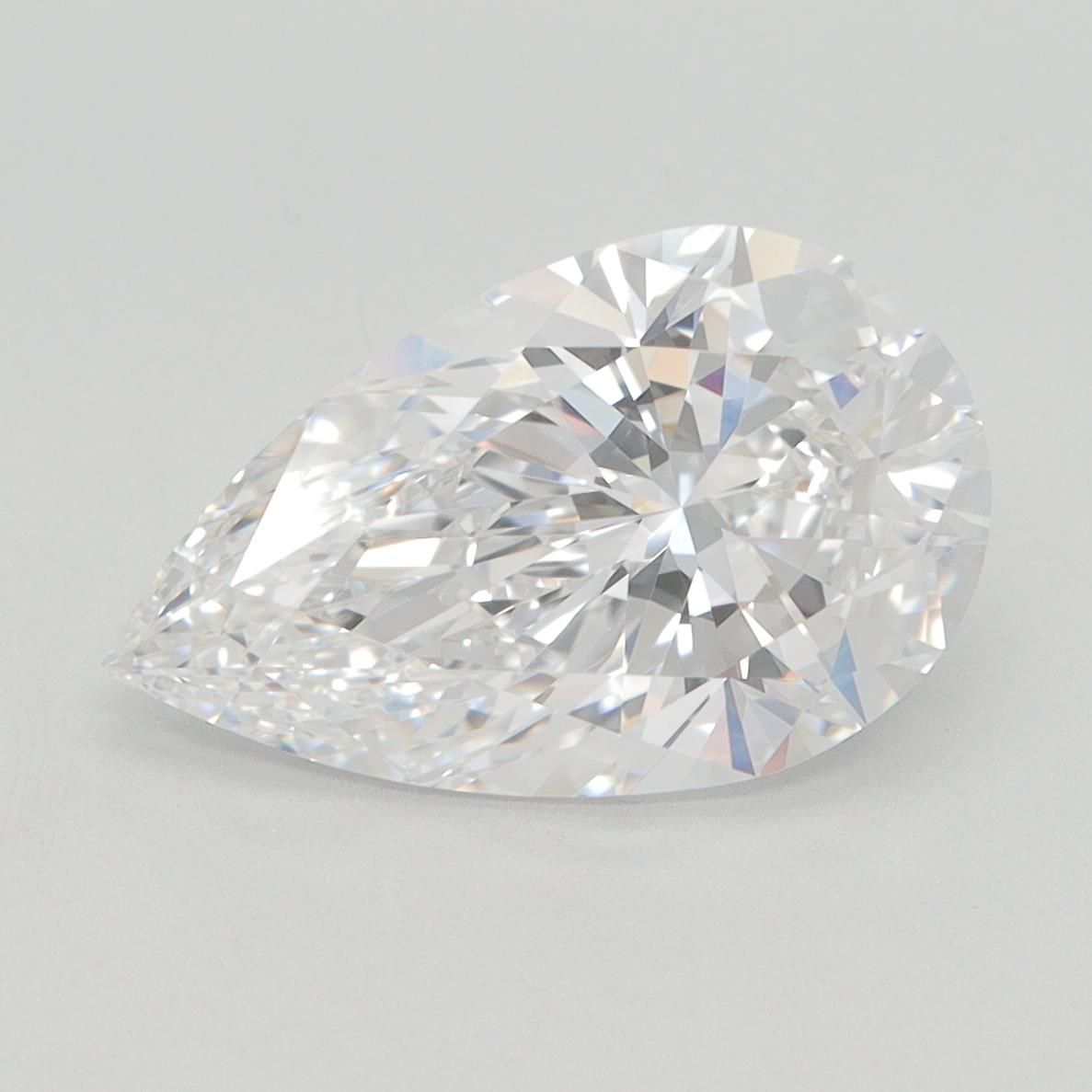 3.06ct Pear E VVS2 Lab-Grown Diamond
