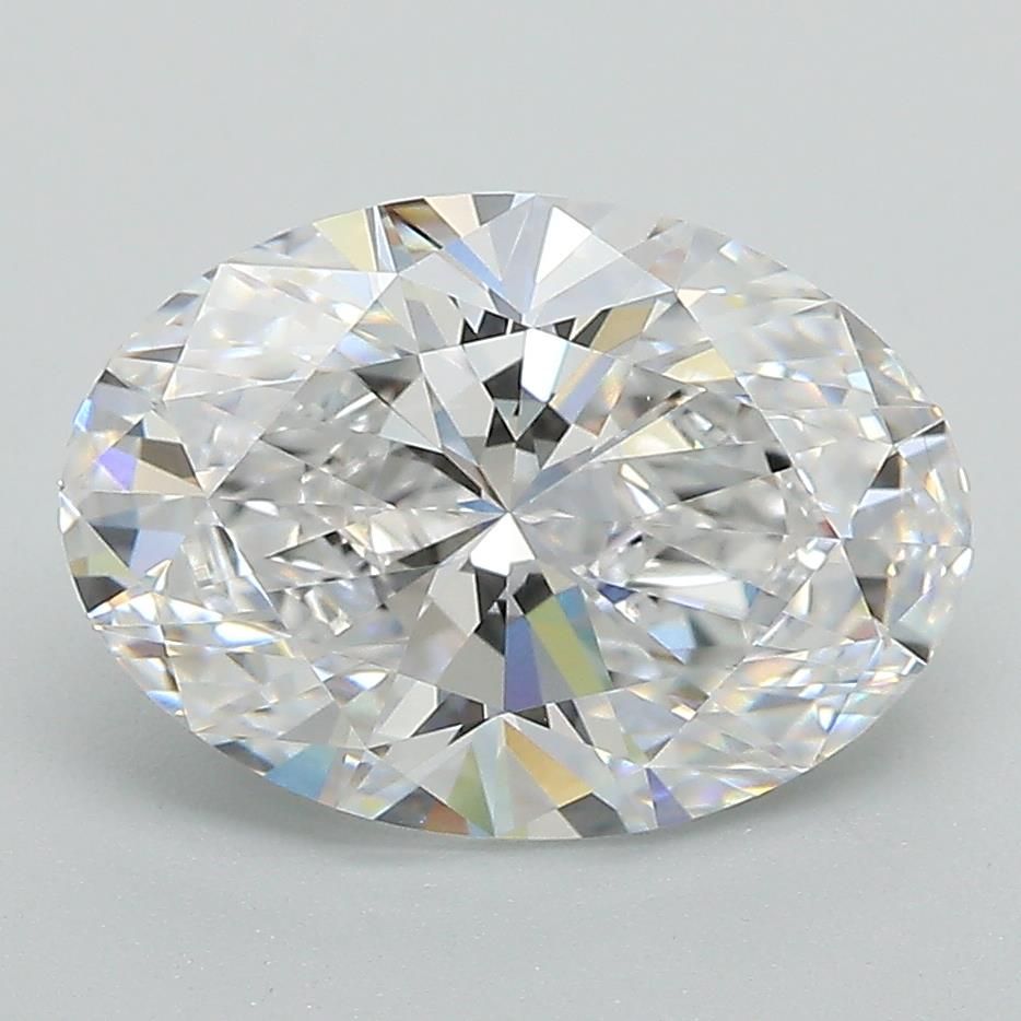 3.09ct Oval D VVS2 Lab-Grown Diamond