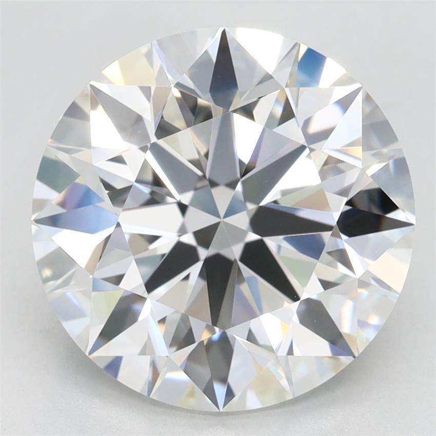4.42ct Round F IF Lab-Grown Diamond