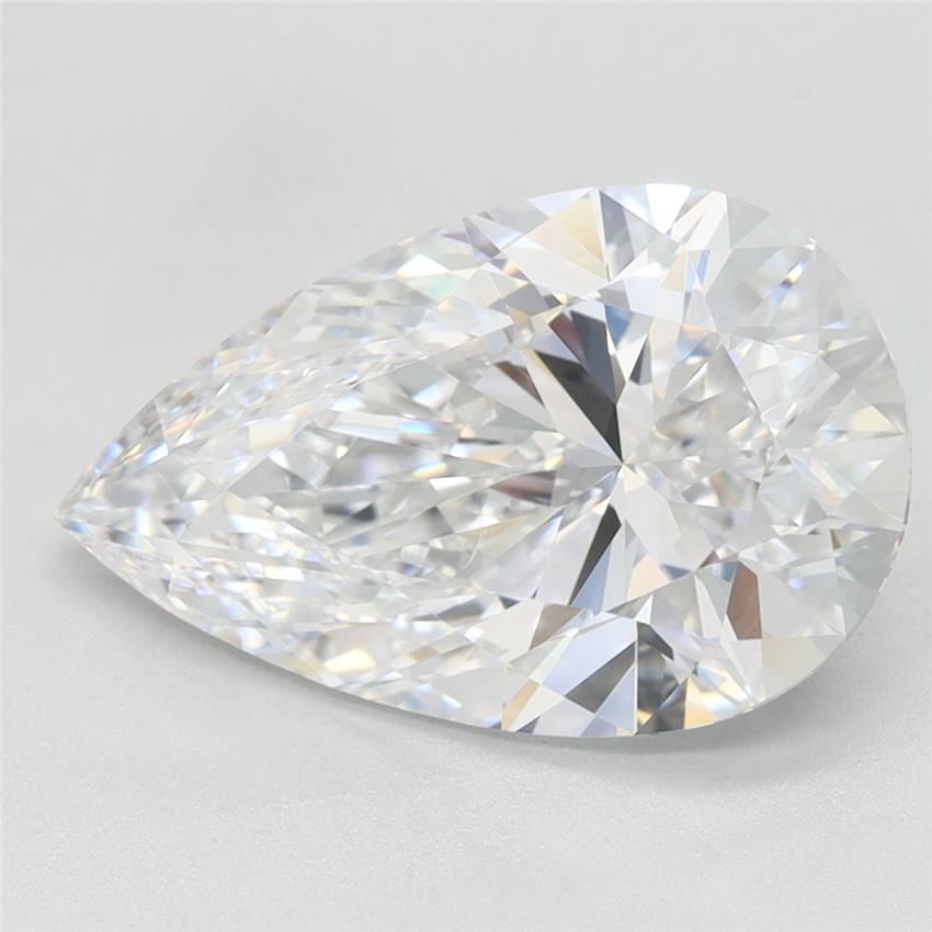 3.14ct Pear D VVS1 Lab-Grown Diamond
