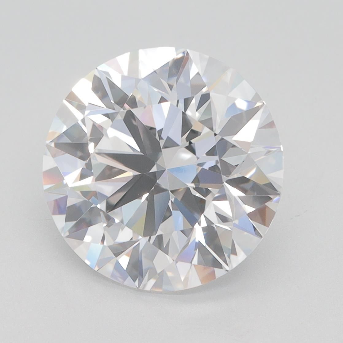 4.3ct Round D VVS1 Lab-Grown Diamond