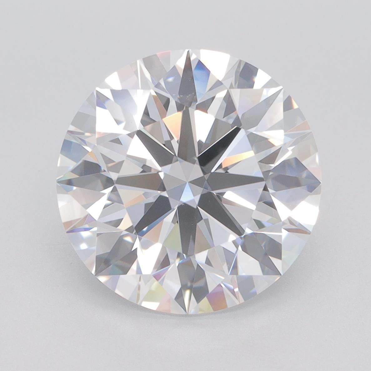 5.28ct Round D VVS2 Lab-Grown Diamond