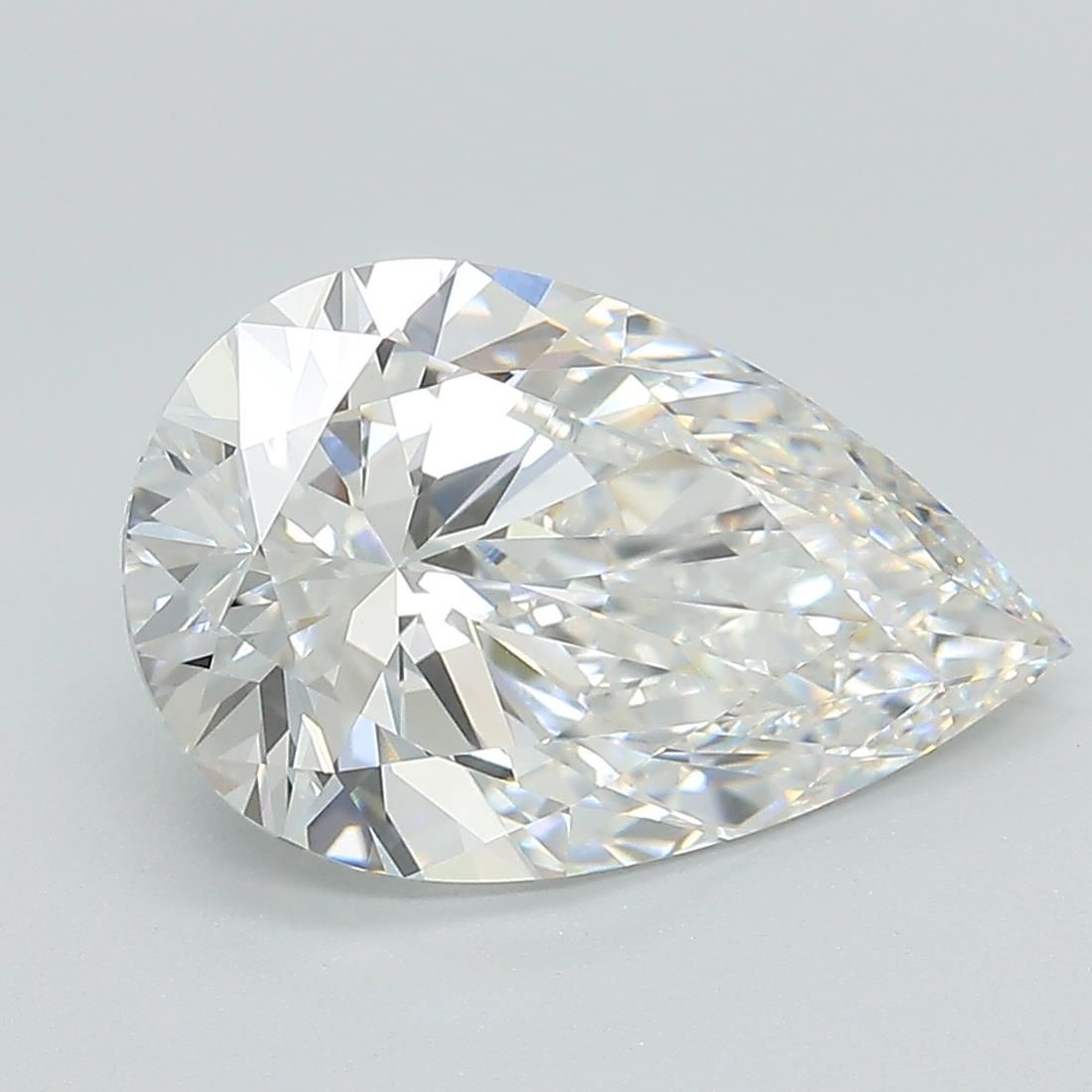 3.74ct Pear E VVS2 Lab-Grown Diamond