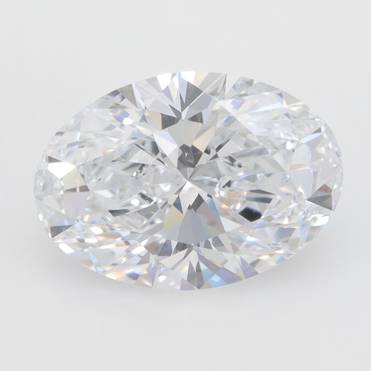 3.02ct Oval D VVS2 Lab-Grown Diamond