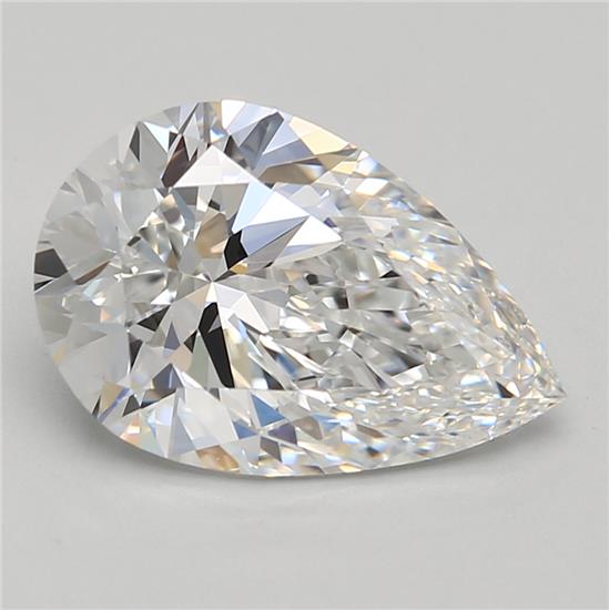 2.88ct Pear E VVS1 Lab-Grown Diamond