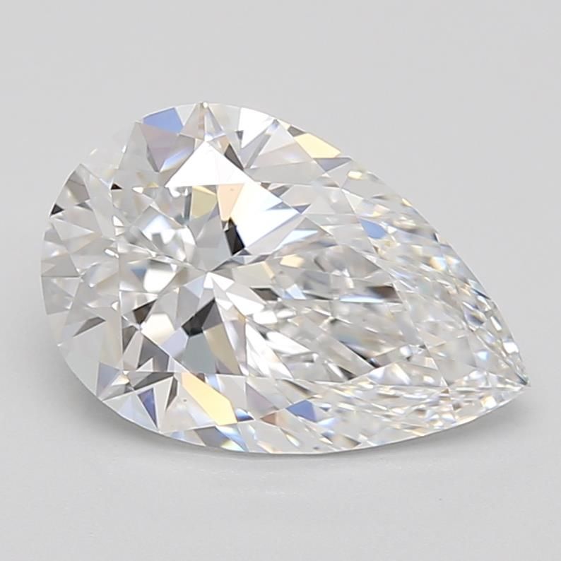2.1ct Pear D IF Lab-Grown Diamond