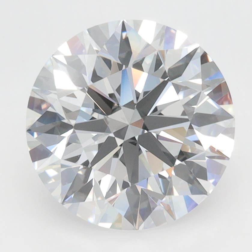 3.3ct Round D VVS1 Lab-Grown Diamond