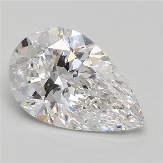 1.7ct Pear D VS1 Lab-Grown Diamond